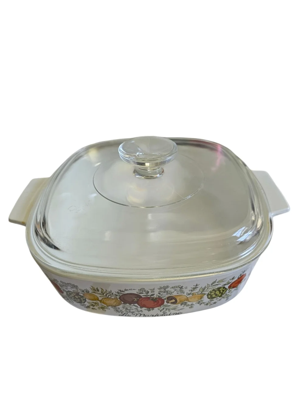 Vintage Corning Ware Spice of Life 2 Qt Casserole Dish A-2-B with Glass Lid USA
